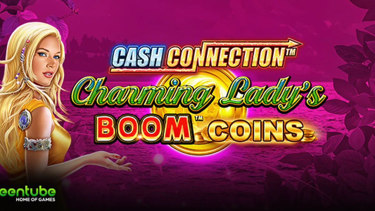 Ang makulay na interface ng Cash Connection Charming Lady’s Boom Coins slot